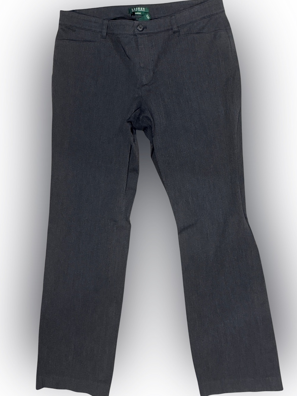 Women’s Ralph Lauren Charcoal Gray Adelle Trousers